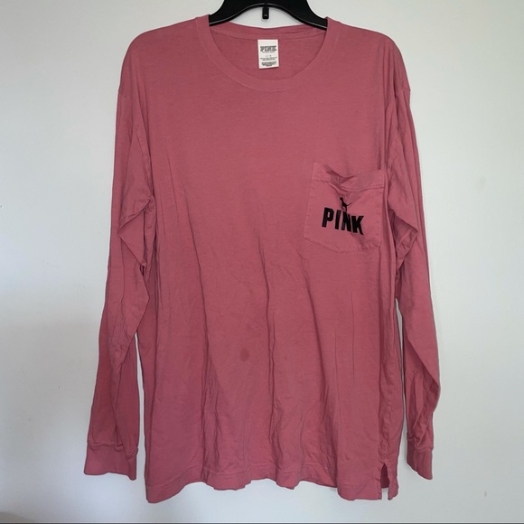 (2) PINK Long Sleeve Shirts - Picture 4 of 7